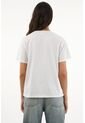 Topmark Camiseta Blanca Con Ruedo Asimétrico Para Mujer de topmark