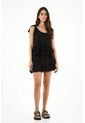 Topmark Camisa Negra De Tiras Con Boleros Para Mujer de topmark