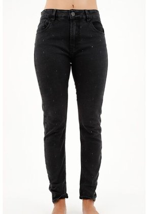 Topmark Jean Push Up Negro Para Mujer