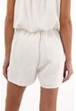 Topmark Short De Tela Con Textura Crudo De Ajuste Cómodo Para Mujer de topmark