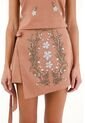 Topmark Falda Short Cruzada Con Estampado De Flores Para Mujer de topmark
