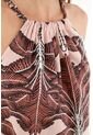 Vestido Cuello Halter Estampado Para Mujer de topmark