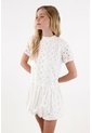 Topmark Vestido Con Ojalillo Crudo Para Mujer de topmark