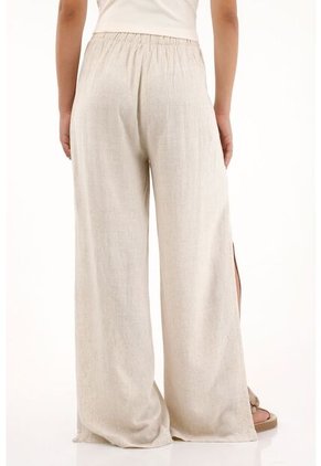 Topmark Pantalón Con Textura Especial Crudo Para Mujer