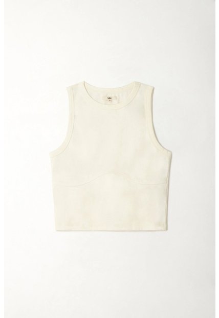 Topmark Camiseta Ajustada Tipo Esqueleto Crudo Para Mujer