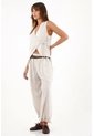 Topmark Chaleco De Diseño Cruzado Gris Para Mujer de topmark