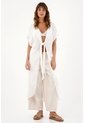Topmark Kimono Con Escote En V Crudo Para Mujer de topmark