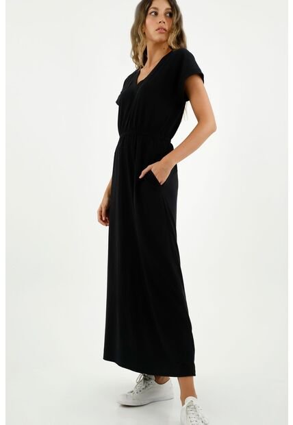 Vestido Negro Largo Para Mujer