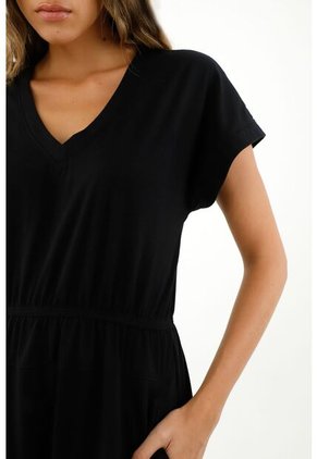 Vestido Negro Largo Para Mujer