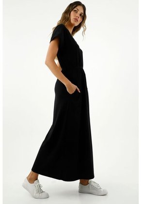 Vestido Negro Largo Para Mujer