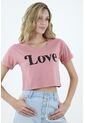 Camiseta Rosada Para Mujer de topmark