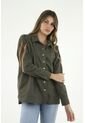 Chaqueta Verde Para Mujer de topmark