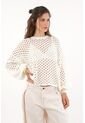 Topmark Buzo Tejido De Silueta Amplia Crudo Para Mujer de topmark