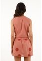 Camisa Rosada Con Bordado De Flores Para Mujer de topmark