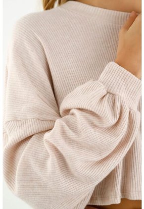 Buzo Rosado Cuello Redondo Para Mujer