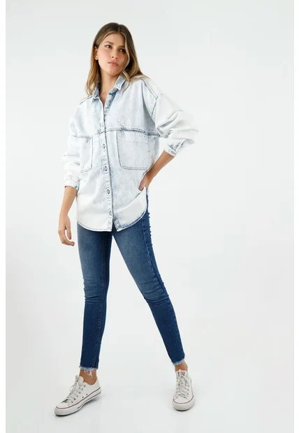 Topmark Chaqueta Azul Para Mujer