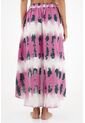 Falda Morada Con Estampado Para Mujer de topmark
