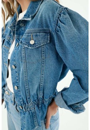 Chaqueta Azul Para Mujer