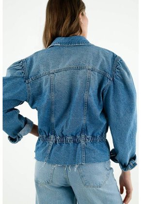Chaqueta Azul Para Mujer