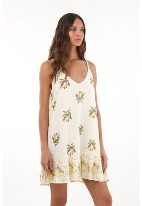 Topmark Vestido Corto Estampado Con Bolero En Ruedo Para Mujer