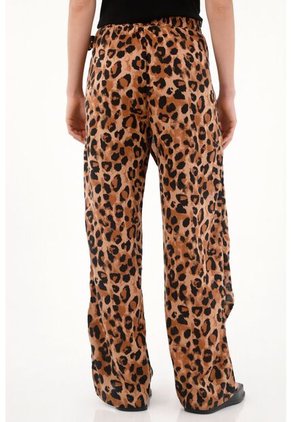 Topmark Pantalón Con Estampado De Animal Print Multicolor Para Mujer