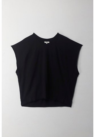 Topmark Camiseta Con Cortes Verticales Negra Para Mujer topmark