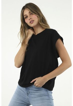 Topmark Camiseta Negra Para Mujer