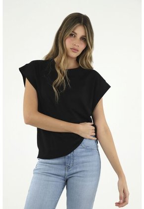 Topmark Camiseta Negra Para Mujer