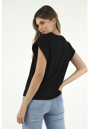 Topmark Camiseta Negra Para Mujer