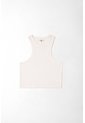 Topmark Camiseta Tipo Crop Top Blanca Para Mujer de topmark