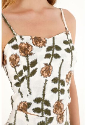 Topmark Crop Top Crudo Con Escote Tipo Corazón Para Mujer