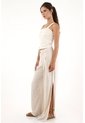 Topmark Pantalón Con Textura Especial Crudo Para Mujer de topmark