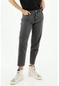 Jean Mom Fit Negro Para Mujer de topmark