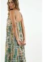 Vestido Largo Estampado Para Mujer de topmark