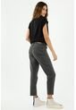 Jean Mom Fit Negro Para Mujer de topmark