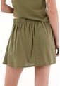 Topmark Falda Corta De Tablas Verde Para Mujer de topmark