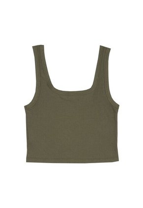 Topmark Camiseta Verde Manga Sisa Para Mujer