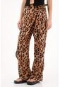 Topmark Pantalón Con Estampado De Animal Print Multicolor Para Mujer de topmark