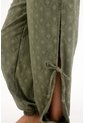 Topmark Pantalón Jogger Bordado Verde Para Mujer de topmark