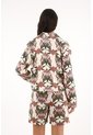 Topmark Abrigo Tipo Blazer Estampado Para Mujer de topmark