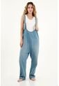 Topmark Overall De Pantalón Largo Azul Para Mujer de topmark