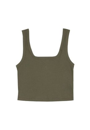 Topmark Camiseta Verde Manga Sisa Para Mujer