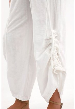 Topmark Overall Tipo Mono Manga Sisa Crudo Para Mujer