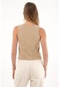 Topmark Camiseta Manga Sisa Con Detalle Entorchado Crudo Para Mujer de topmark
