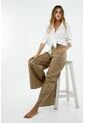 Pantalón Café Para Mujer de topmark