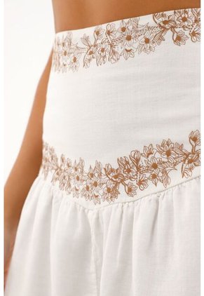 Topmark Falda Corta Con Estampado De Flores Para Mujer