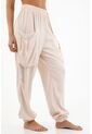 Pantalón Con Pretina Y Bota Enresortada Crudo Para Mujer de topmark