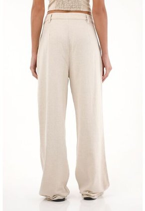 Topmark Pantalón Recto Clásico Crudo Para Mujer