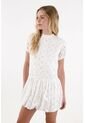 Topmark Vestido Con Ojalillo Crudo Para Mujer de topmark
