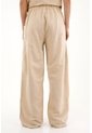 Topmark Pantalón Wide Leg Crudo Con Caída Natural Para Mujer de topmark